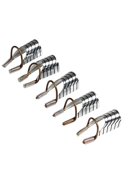 SELA Set de 5 șabloane reutilizabile, argintiu, Sela, SR 01