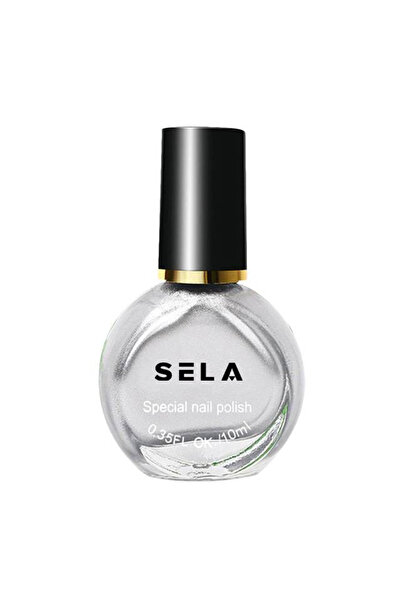 SELA Stamping Nail Polish 10 ml, 03 Silver