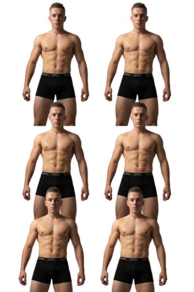 DK İÇ GİYİM Men's Boxer 6 Pieces