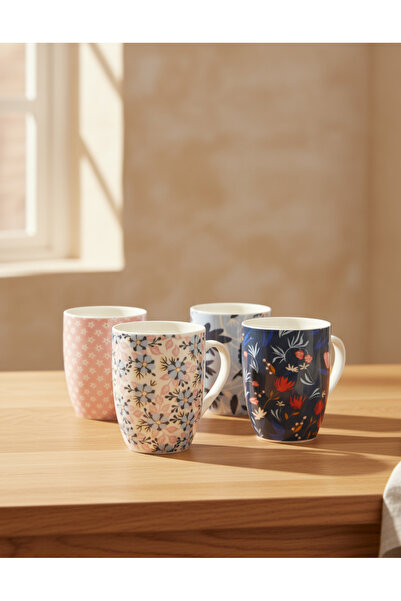 REDTAG طقم أكواب متنوعة (4 قطع)