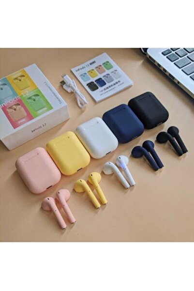 OEM L-inPods 12 Wireless Bluetooth Headphones, Handsfree, Charging Case, White