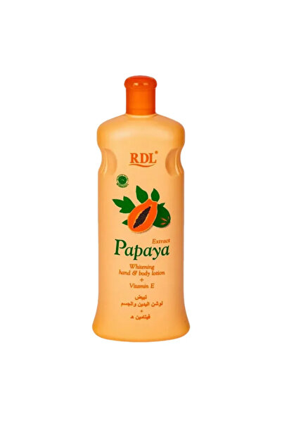 RDL لوشن تفتيح اليدين والجسم بخلاصة البابايا - 600 مل