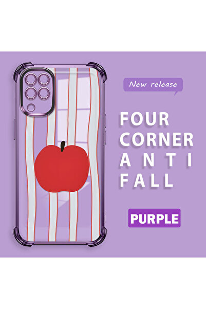 ucuc حافظة هاتف من السيليكون الشفاف متوافقة مع هاتف سامسونج جالاكسي M12/A12