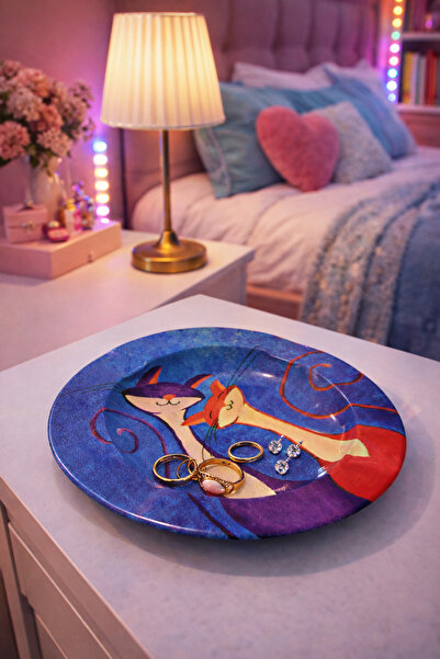 ATAGİFT HEDİYELİK Çok Amaçlı 15 Cm-Küllük, Takı Tabağı,Mum Tabağı İçin Kullan...