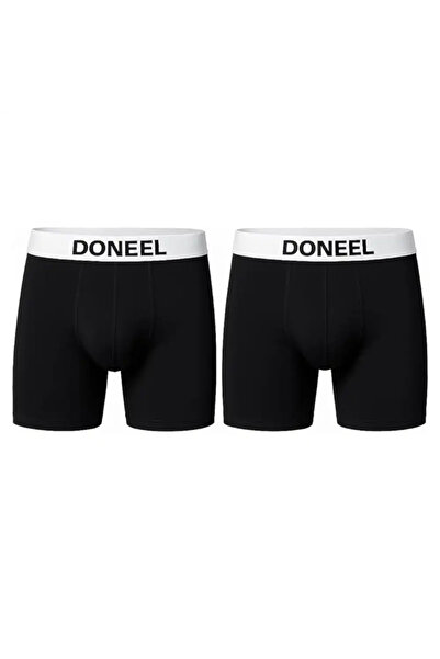 doneel 2pcs Premium Mens 100percent Cotton Trunk With Logo Waistband- XXL