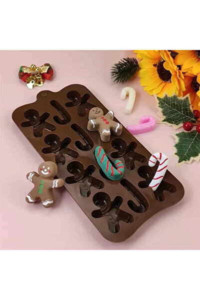 Epinox قالب شوكولاتة - سيليكون - رجل البسكويت (SCK-76)