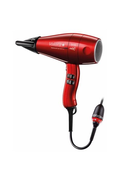 Valera Uscator de par profesional Swiss Silent Jet 8500 Ionic Rotocord, Rosu