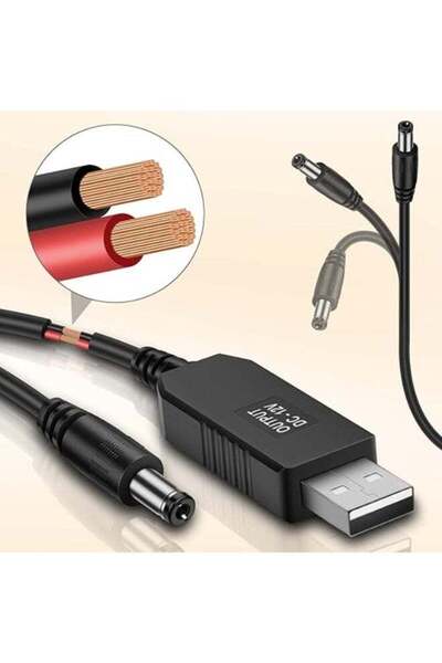 Generic كابل محول جهد 12 فولت USB إلى تيار مستمر