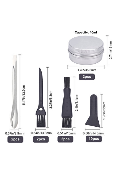 Choice3 AECH03-17976 18PCS Pollen Scrapers Kit for Grinder Including 4PCS Pla...