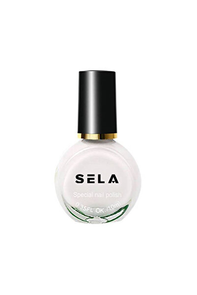 SELA Stamping Nail Polish 10 ml, White