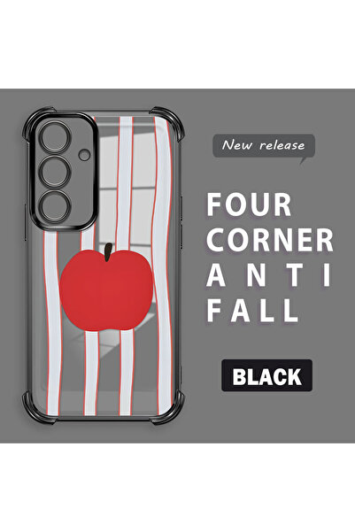 ucuc جراب هاتف سامسونج جالاكسي S24 متوافق مع هاتف فريش ريد آبل، مصنوع من السي...