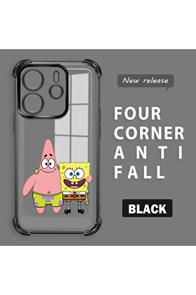 ucuc حافظة حماية من السيليكون الشفاف المتوافقة مع هاتف Xiaomi Redmi Note 14 4...