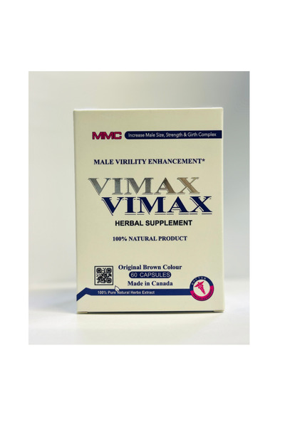 VİMAX ٦٠ كبسولة مصنوعة في كندا أصلية مع رمز شريطي