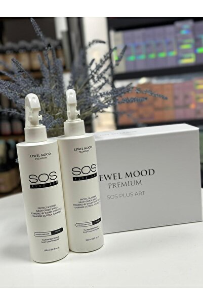 Lewel Mood Premium SOS Plus Art - Kimyasal İşlem Öncesi Koruyucu 350ml x 2 Ad...