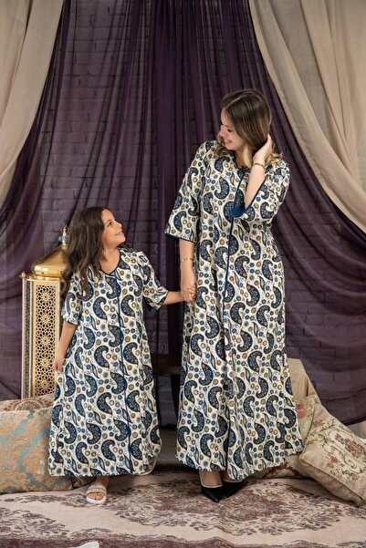 AFandina جلابية أم والبنت بتصميم كلاسيكي ولمسة عصريةSM - 25