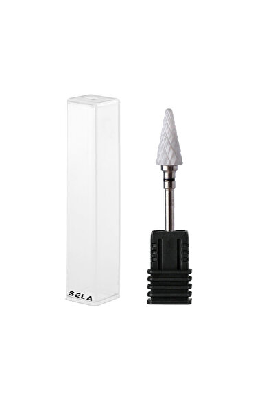 SELA Ceramic Nail Drill Bit Umbrella XC, Black,