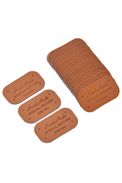 Choice1 BrownZM00VHT016-01Z 24PCS DIY Sewing Craft PU Leather Labels Tags For...