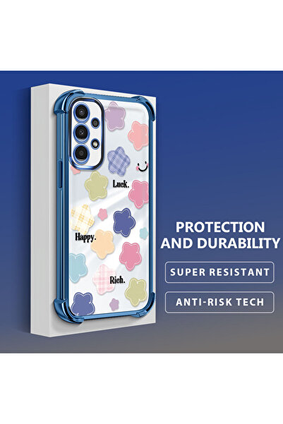 ucuc حافظة هاتف سامسونج جالاكسي A13 4G متوافقة مع نمط الزهور المحظوظة من السي...