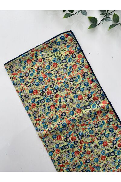 Silk Home وشاح قطني ناعم بنمط القرنفل