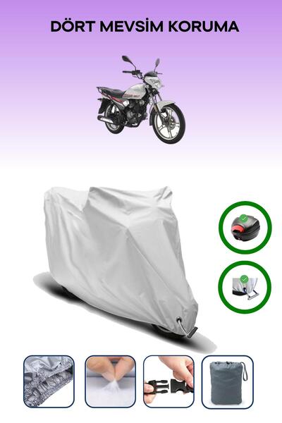 Breen Gray Rear Bag and Lock Compatible Kuba Strike 150 Compatible Motorcycle...