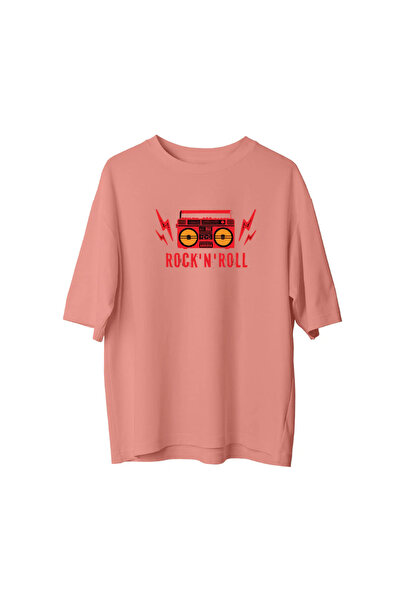 CANDLEMASTORE Rock'N Roll - Oversized T-Shirt