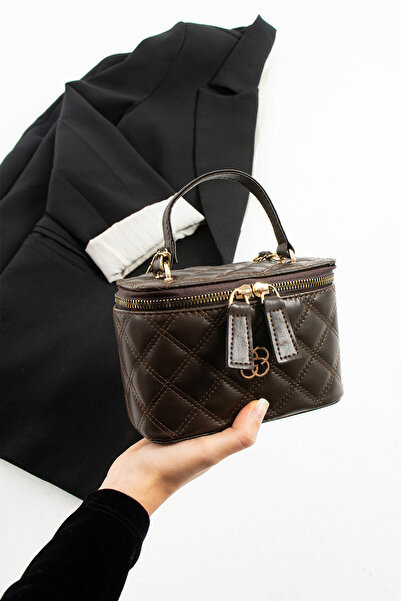 Zealous حقيبة يد وكتف فاخرة وعصرية مطرزة بسلسلة شبكية