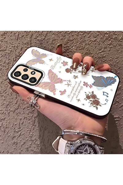 Hontinga حافظة هاتف متوافقة مع هاتف سامسونج جالاكسي A33، حافظة على شكل فراشة ...