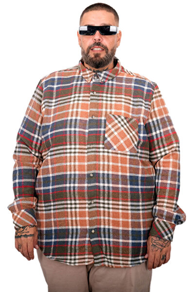 ModeXL Mode XL Large Size Men's Lumberjack Shirt 25394 Tile