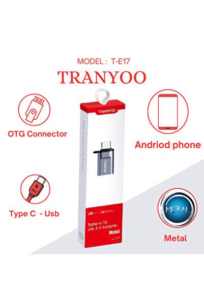 TRANYOO كابل نقل البيانات OTG من النوع C
