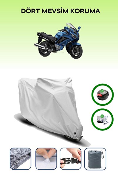 Breen Gray Tail Bag and Lock Compatible Yamaha Fjr 1300 Compatible Motorcycle...