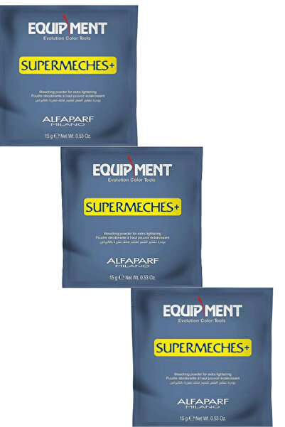 Alfaparf Milano 3 قطعة من بودرة تشقير سوبر ميش 15 جم