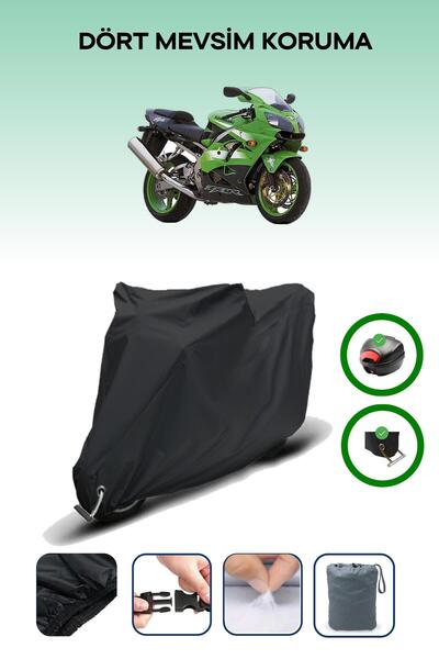 Breen حقيبة خلفية سوداء وقماش محرك متوافق مع كاواساكي ZX-9 R