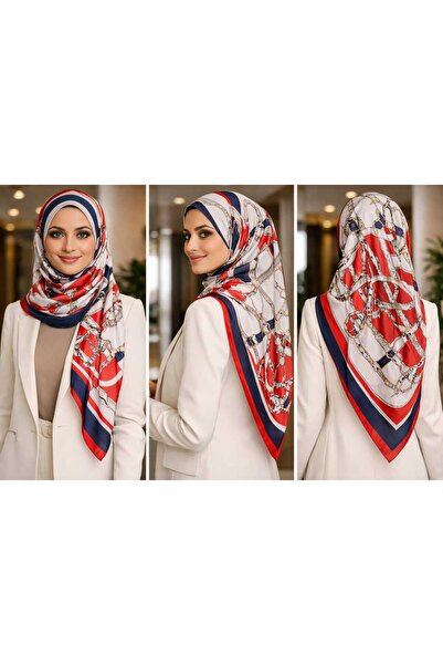 tomrisboutique شال حرير فاخر من الفوال بنمط حجاب ووشاح مقاس 70 × 180 سم