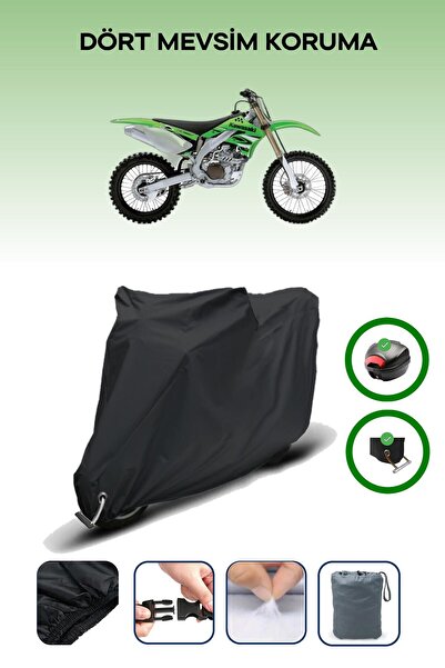 Breen Black Rear Bag and Lock Compatible Kawasaki Kx 450F Compatible Engine C...