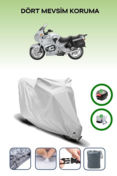Breen Gray Tail Bag and Lock Compatible Bmw R 1150 Rt Compatible Motorcycle T...