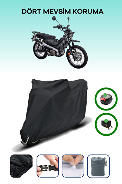 Breen حقيبة خلفية سوداء وقماش محرك متوافق مع Altai Tank X125