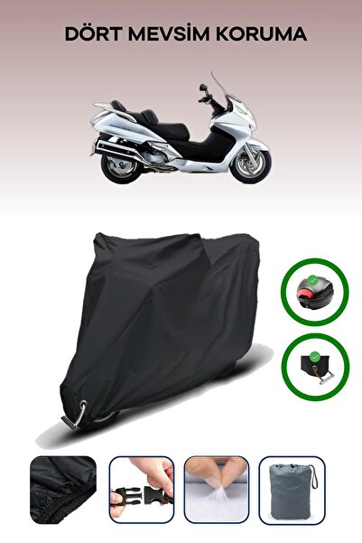 Breen Black Tail Bag and Lock Compatible Honda Fjs 600 Silverwing Abs Compati...