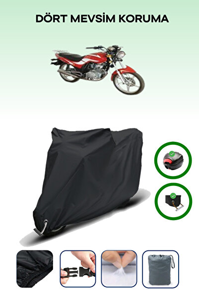Breen Black Rear Bag and Lock Compatible Bisan Shalter Compatible Motorcycle ...