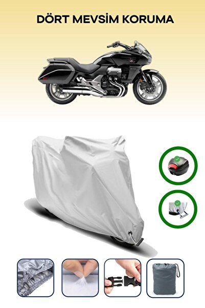 Breen حقيبة خلفية رمادية اللون ومتوافقة مع قماش المحرك المتوافق مع هوندا سي تي إكس 1300