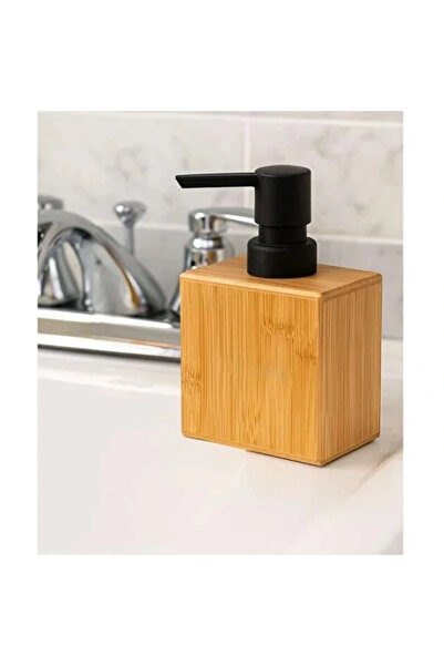 Epilons موزع صابون سائل خشبي كبير