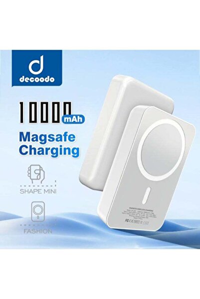 Decoodo DP-001 Power Bank – 10,000 mAh, Wireless 15 W, USB‑C 20 W, Fireproof PC Housing