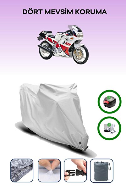 Breen Gray Tail Bag and Lock Compatible Yamaha Fzr 250 Compatible Engine Cover