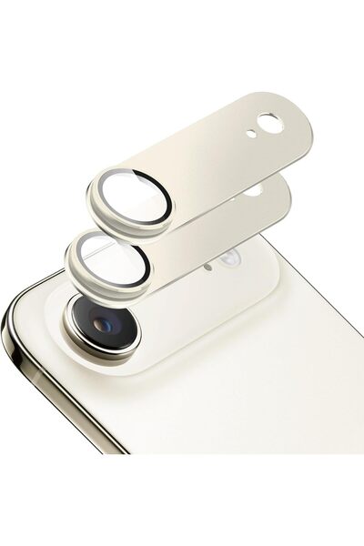 Lopard واقي عدسة الكاميرا لآيفون 17 إير، غطاء معدني علوي من الزجاج المقوى 9H+، حماية لشاشة الكاميرا متوافق مع الغطاء، من ألياف الكربون