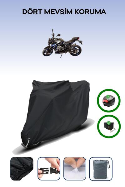 Breen Black Rear Bag and Lock Compatible Falcon N 288 Compatible Motorcycle T...