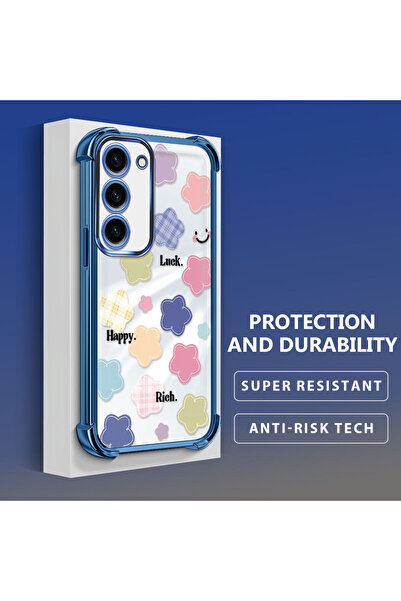 ucuc حافظة هاتف سامسونج جالاكسي S23 متوافقة مع نمط الزهور المحظوظة، مصنوعة من...