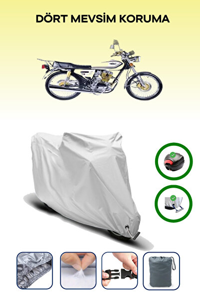 Breen Gray Rear Bag and Lock Compatible Falcon Leopard 222 Compatible Motor Tarpaulin
