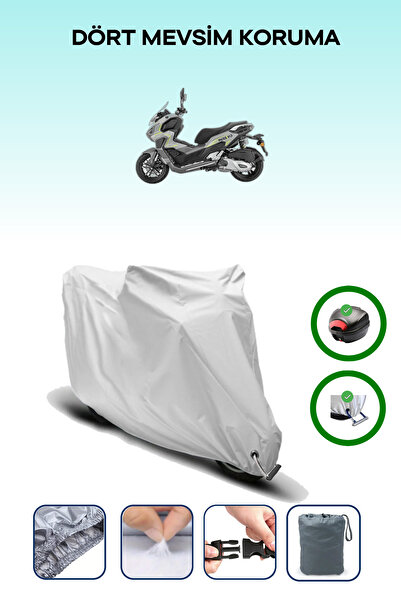 Breen Gray Rear Bag and Lock Compatible Mondial 125 Ressivo Compatible Motorc...