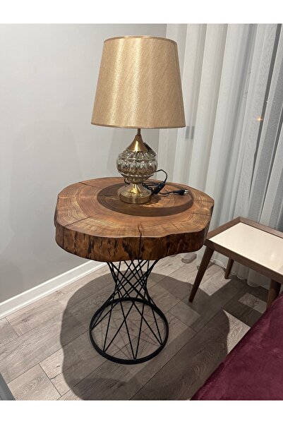 Kütük shop Doğal ahşap Kütük Yan Sehpa