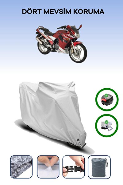 Breen حقيبة خلفية رمادية اللون ومتوافقة مع قماش المحرك المتوافق مع Kanuni Racer 200