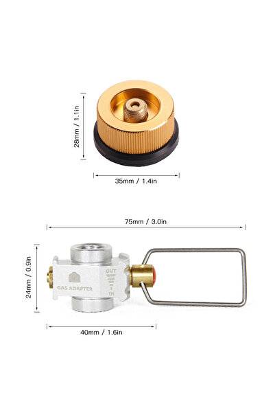 Choice مجموعة محول موفر الغاز بلس (قطعتان) لموقد الغاز، محول ناقل الحركة، محو...
